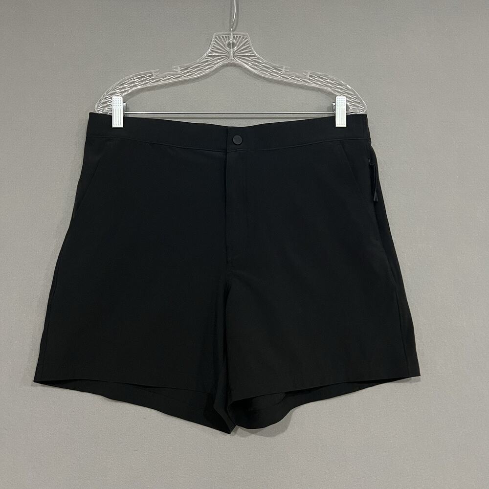 VRST Shorts Men's Large Black Performance Chino Golf Quick Dry Lightweight NWOT